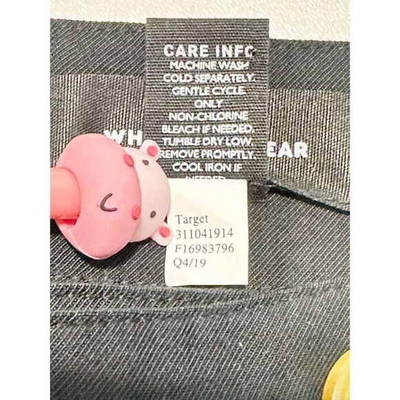 Who What Wear Wide Leg Crop Flowy Pants High Rise Casual Black Women’s Size 4 - Picture 12 of 13